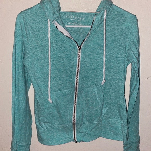 blue zip up - Picture 2 of 3